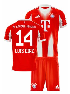 Bayern Munich Luis Diaz Football Jersey Champions League Edition Football Jerseys Training Suit Set