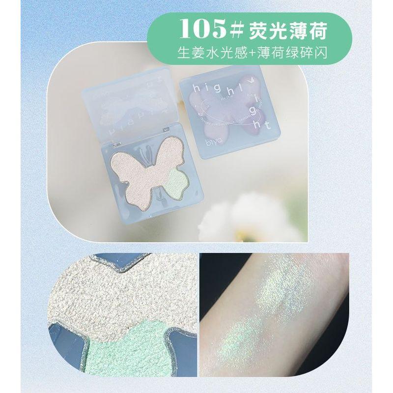 Biya - Duo Fantasy Butterfly Highlighter - 6 Colors