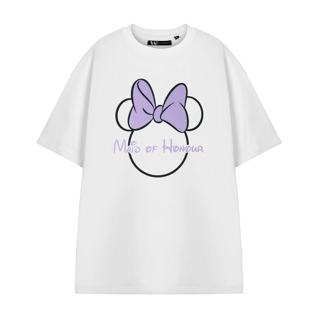 Minnie Mouse Womens/Ladies Maid Of Honour Hen Party T-Shirt