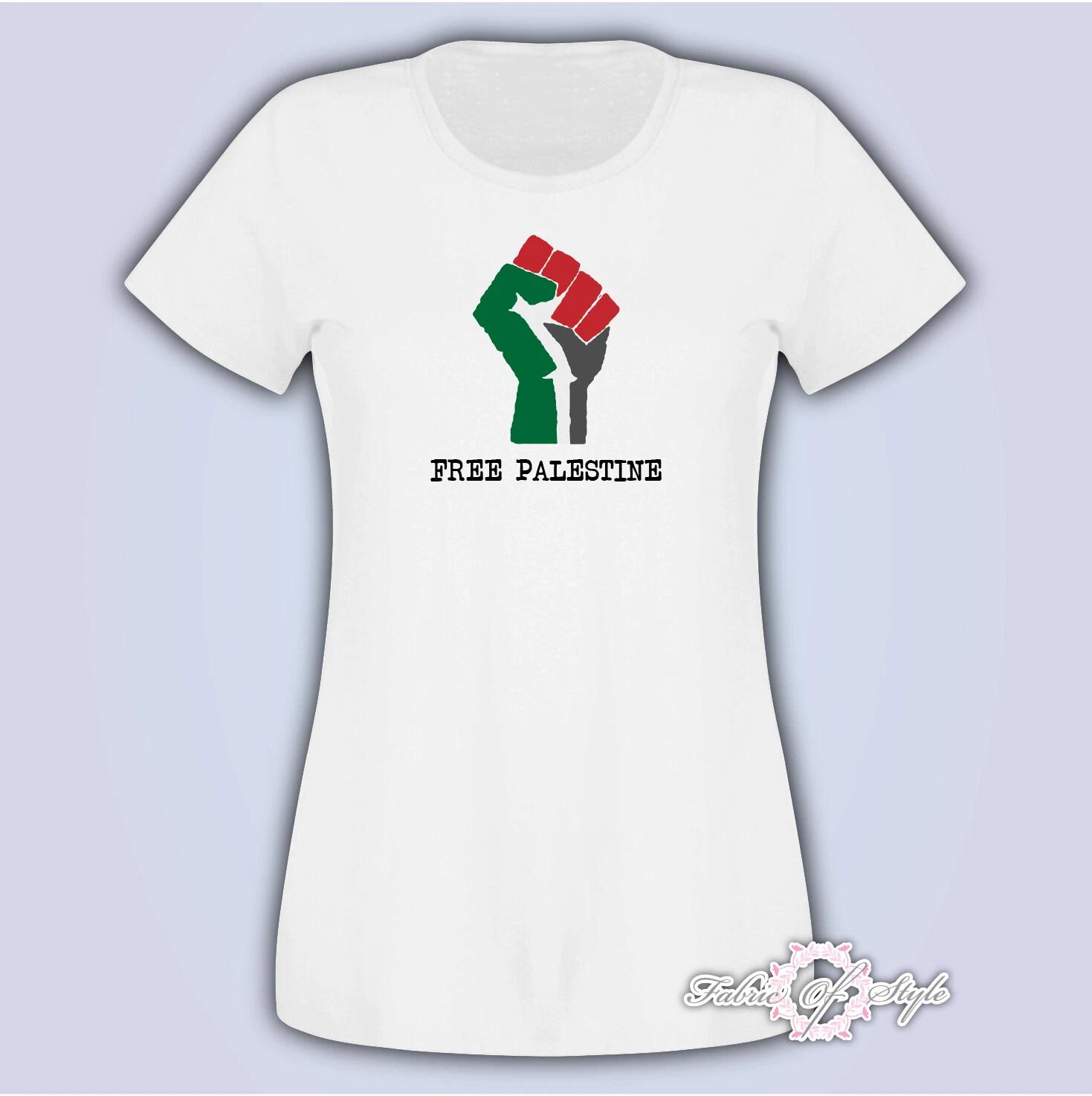 FREE PALESTINE GAZA FREEDOM 2021 T- Shirt Female White S