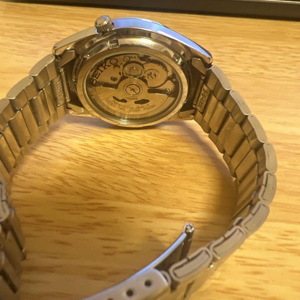 [USED] SEIKO Automatic Watch 21 Jewels Silver