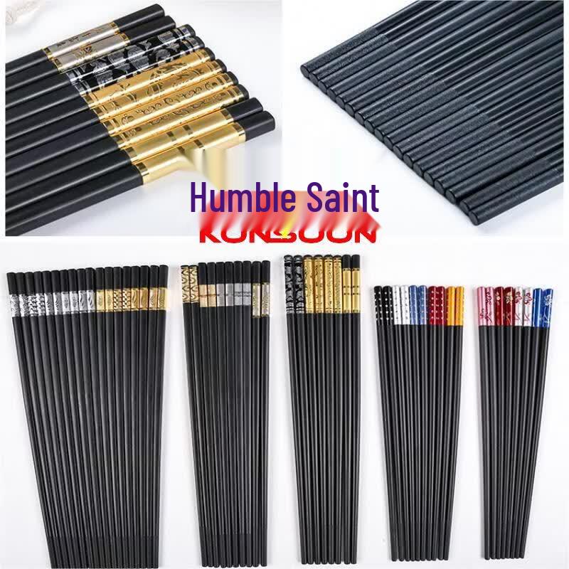 Melamine Anti-slip Alloy Chopsticks