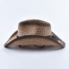 Straw Western Cowboy Hat for Women Men Summer Hollow Out Beach Sun Hats