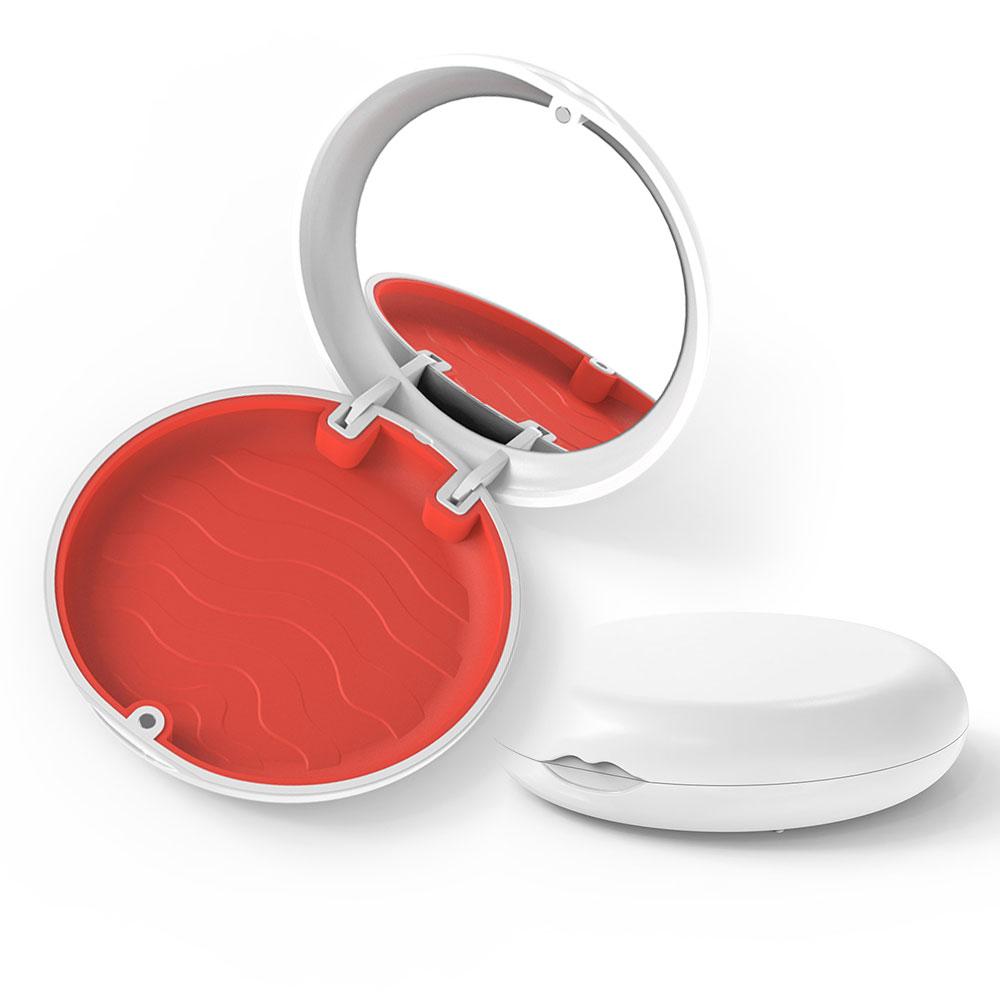 Retainer-Box Falsche Zähne Prothesen-Aufbewahrungskoffer Mundschutz Aligner Zahnspangen Kieferorthopädie Behälter Mundhygieneartikel Organizer