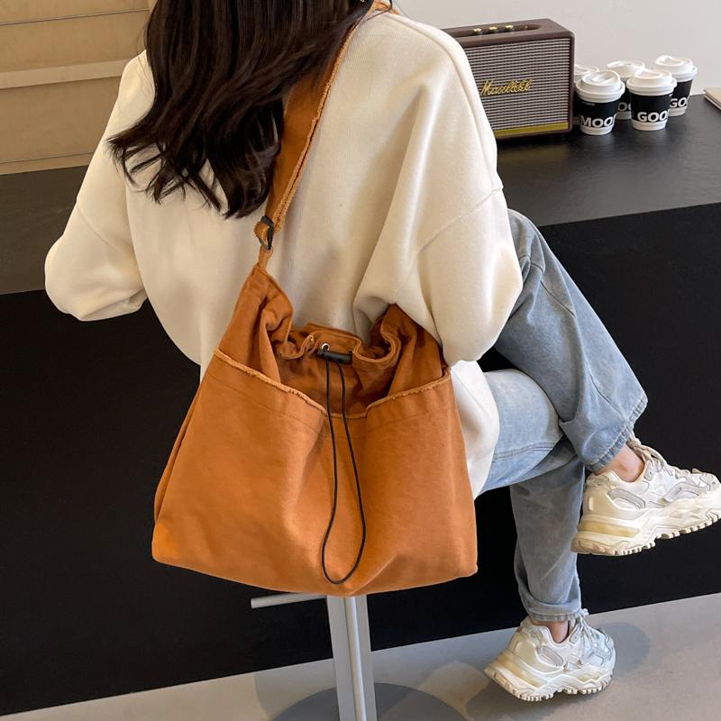 Taška přes rameno Dojíždění Plátěná crossbody taška Nákupní taška