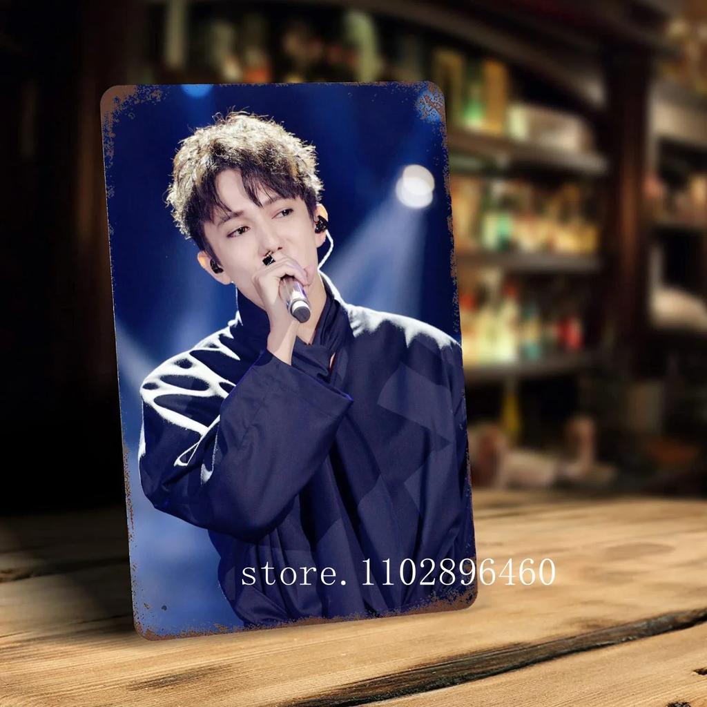 Dimash kudaibergen Nástěnné dekorace plechové cedule a značky Vintage plechové cedule Kapitan kovový plakát Dekorace pro bar hospodu klub Nástěnná dekorace