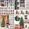 Christmas Countdown Calendar Box With Santa Claus Acrylic Assembled Decor For Holiday Gift Giving