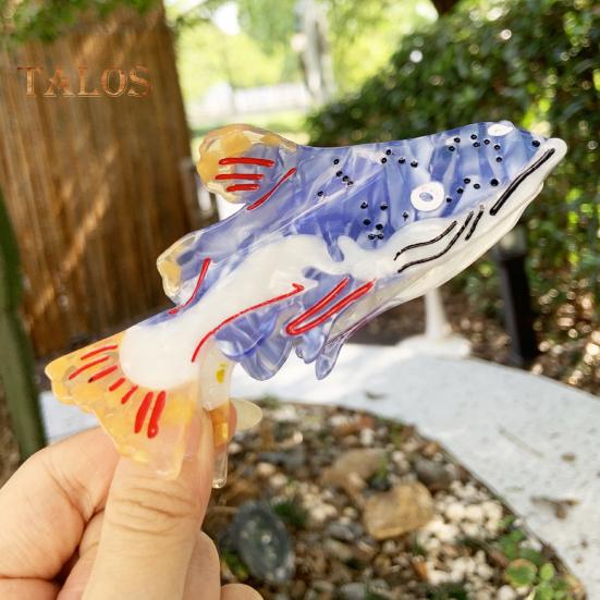 Shark Shape Hair Claw Women Thick Hair Back Head Shower Hair Clip Non-Slip Hair Accessories Hair Styling Tools