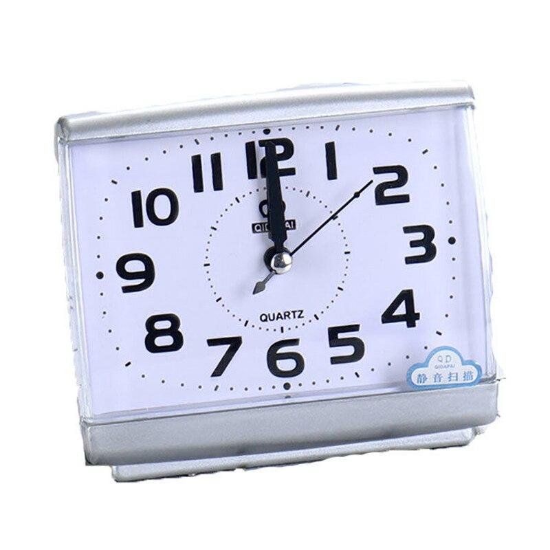 

Alarm Clock Silent No Tick Wake Up Timer Quartz Large Number For Kids Bedroom белый