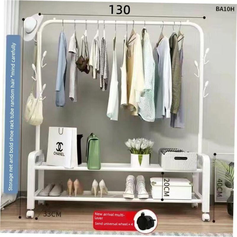 Hanging Clothes Rack One-pole Hanger Bedroom Simple Drying