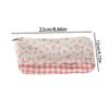Cosmetics Bag High Quality Lace Floral Design Pen Bag Large Capacity Multifunctional Stationery Bag Pencil Case Students