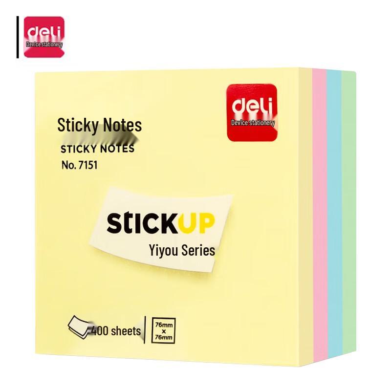 Deli 7151 Colored Sticky Notes