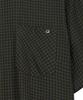 SLOWACID Gingham Check Short Sleeve Shirt [Khaki]