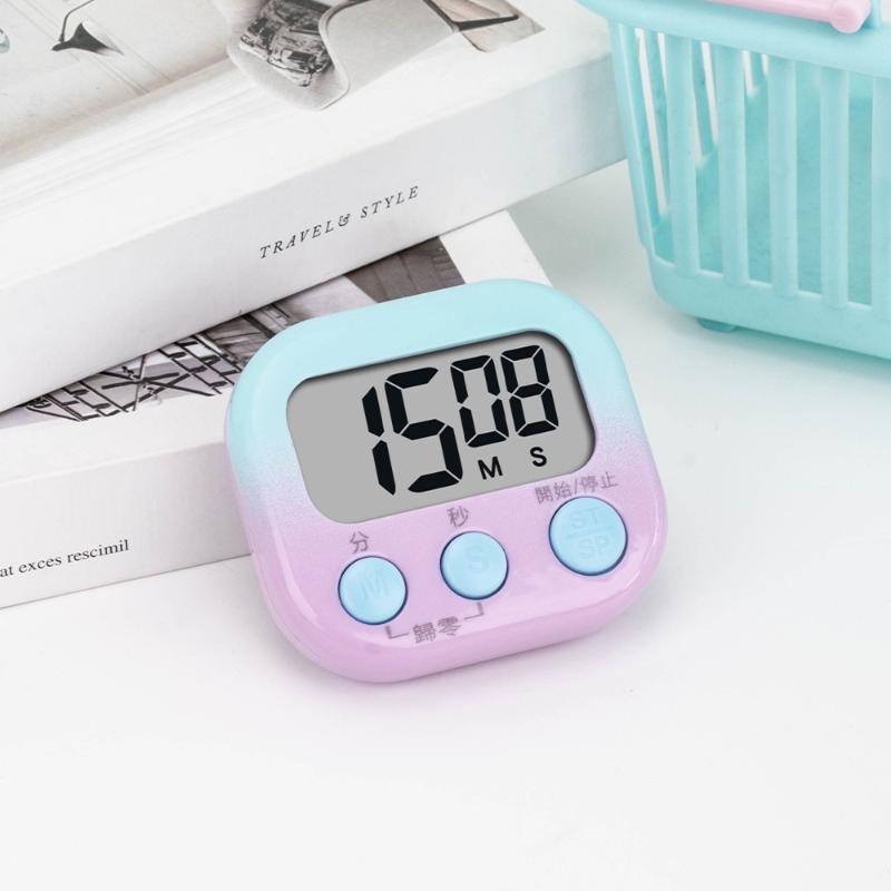 Electronic Kitchen Cooking Baking Timer Kids Time Manager Alarm Clock Magnetic Lcd Digital Count Down Up Study Stopwatch
