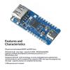 RP2350A Microcontroller Board Type-C Power USB-A Expansion W25Q16 Flash Breakout MicroPython Compatible PCB