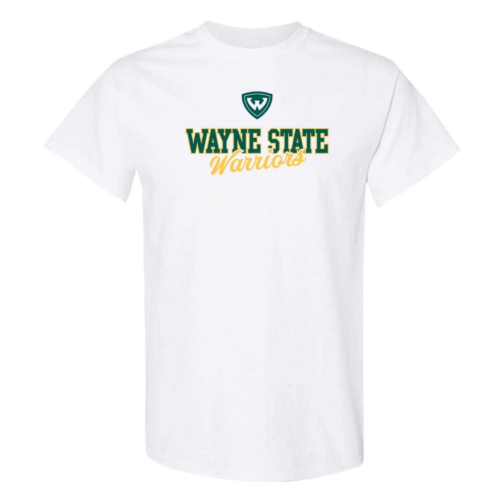 Wayne State Fresh Script T-Shirt - White S