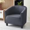 Single Sofa Cover Club Covers For Living Room Elastic Relax Armchair Protector Solid Color Spandex Home Hotel
