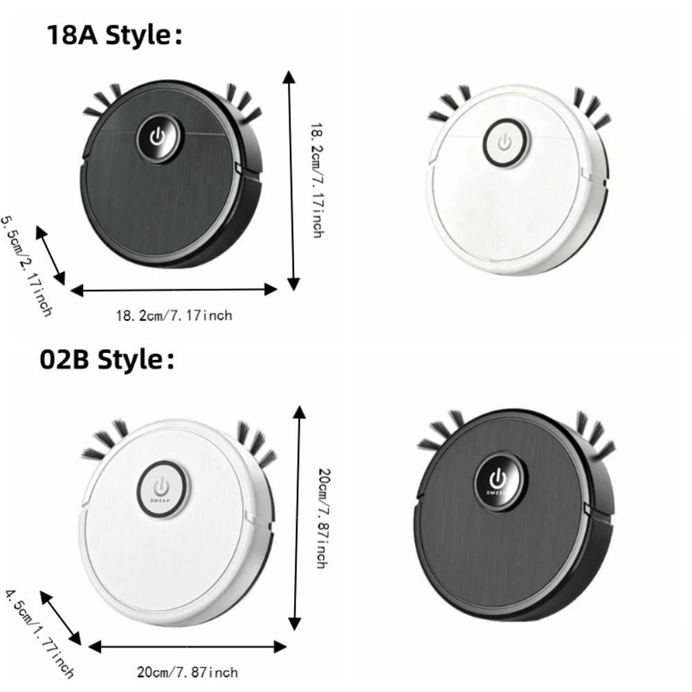 Powerful 6000Pa Suction Robot Vacuum Rechargeable Cleaning Machine Vacuum Mop Robot  Home Use