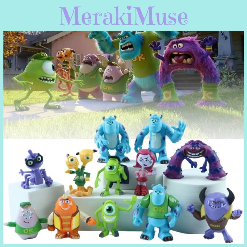 Monsters University 12pcs Action Figure Decoration Doll Cartoon Toy Gift Kids