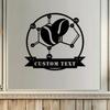 Custom Caffeine Molecule Metal Wall Art Personalized Science Decor Kitchen Sign