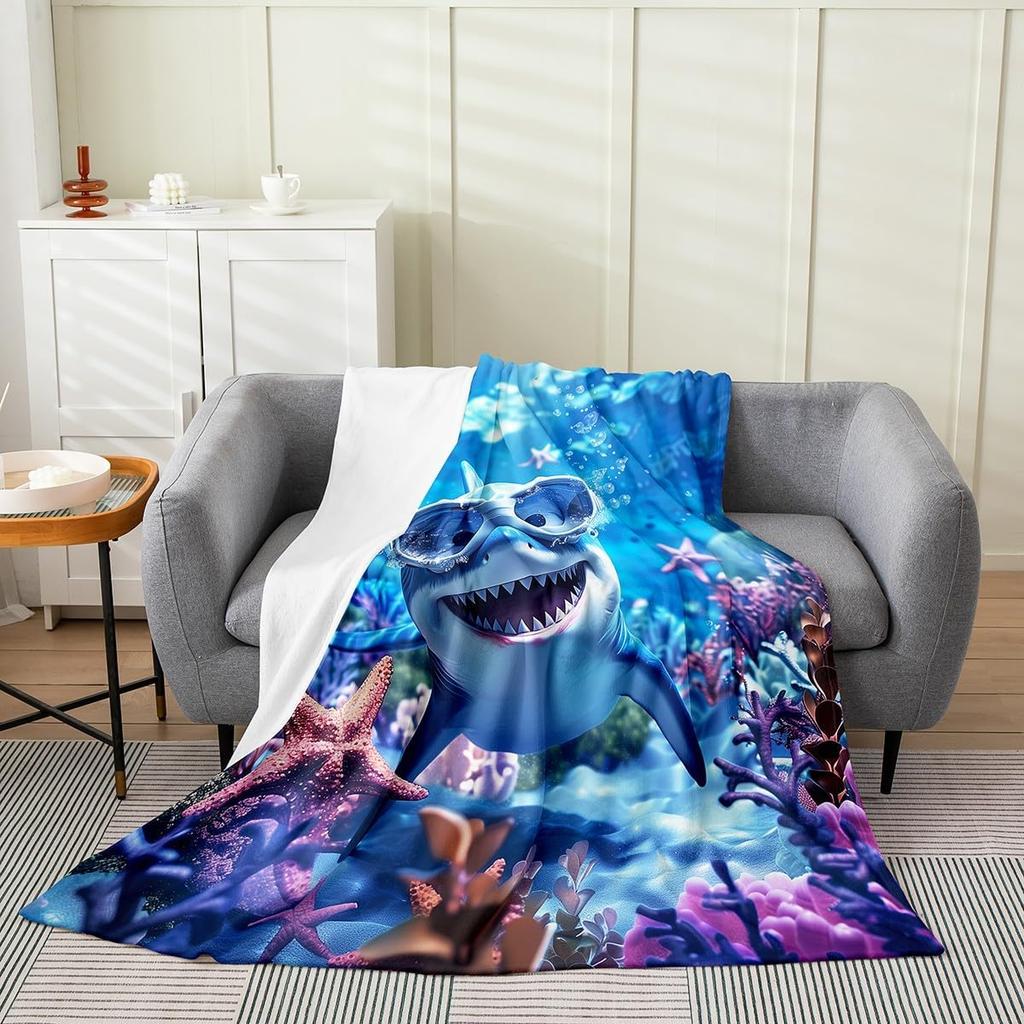 Cute Cartoon Dragon Fleece Throw Blanket Polka Dot Mushroom Twin Size Plush Jungle Butterfly Fantasy Western Dragon Bed Sofa Cov