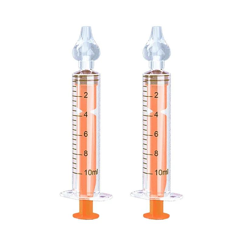 10ML/20ML Baby Nose Cleaner Needle Tube Nasal Aspirator Reusable Baby Rhinitis Nasal Washer Syringe Nasal Irrigator for Children