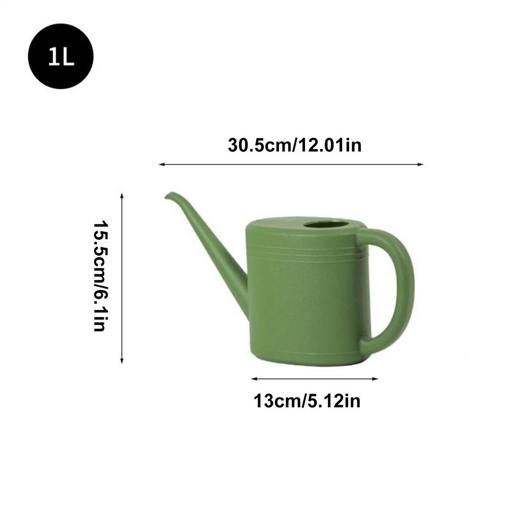 

Plant Watering Can 1L Portable Watering Pot Household Transparent Watering Pot Garden Watering Pot Tool For Balcony Patio зелёный