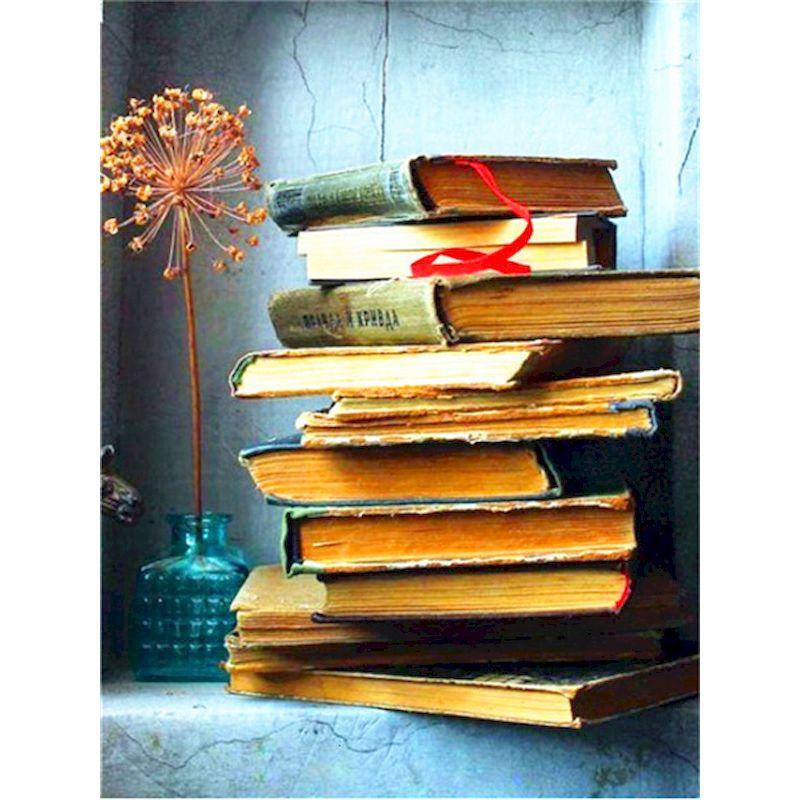 5D Diamond Painting Full Round Book Diy Mosaic Landscape Cross Stitch Diamond Embroidery Painting Kits Home Decor