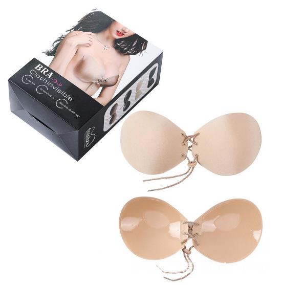 Pasties Reggiseno Silicone Senza Spalline Invisibili - Copri Capezzoli Rotondi Traspiranti per Matrimonio e Abiti Canottiera