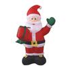 Sac Cadeau Gonflable Père Noël 1,35 m Décoration de Jardin de Noël