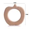1Pcs Wooden Rodent Teethers Baby Cartoon Animals Rainbow Ice Cream Beech Teether Pendant For Baby Pacifier Chain Nurse Gifts Toy