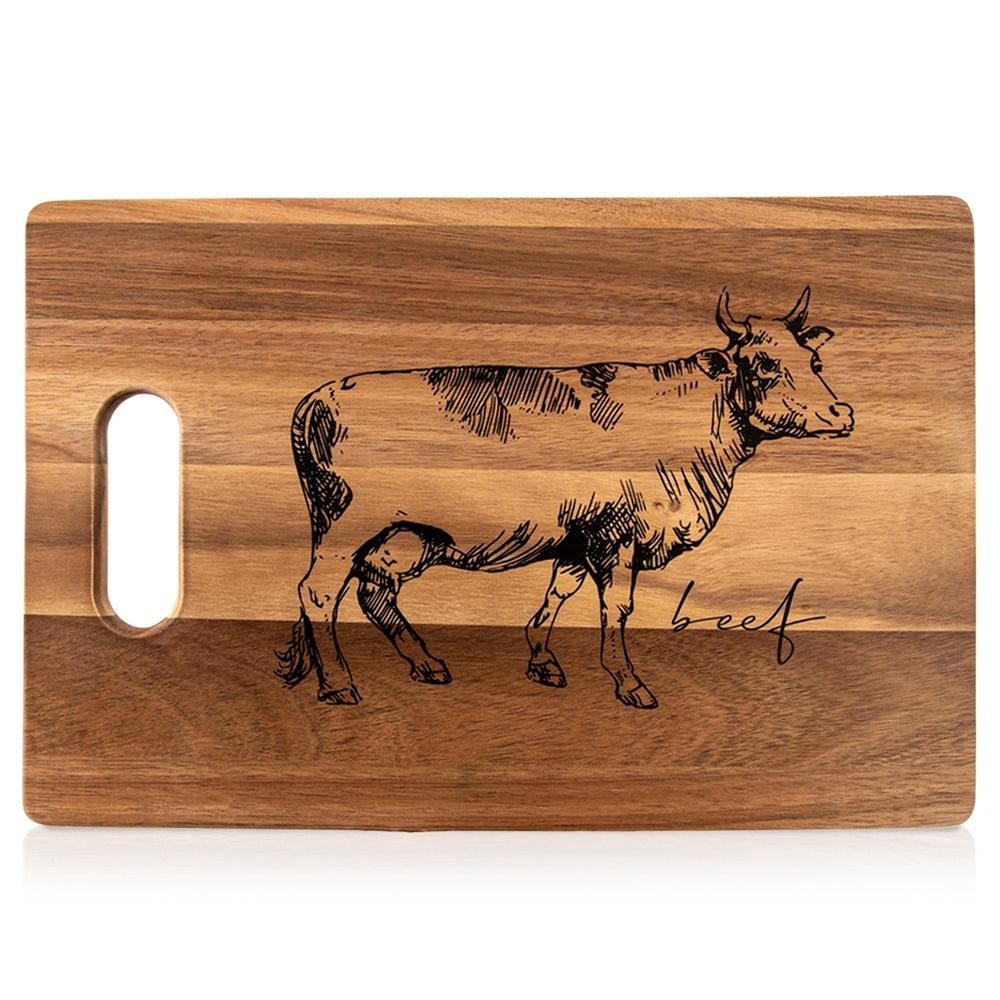 Planche à Découper en Bois 36X24 Cm