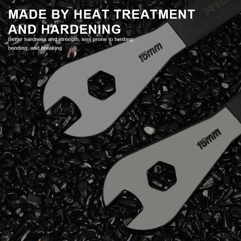 Bicycle Pedal Wrench 15mm Durable For MTB Mountain Bike Hubs Install Remover Removal Spanner Road Cycling Repair Tools