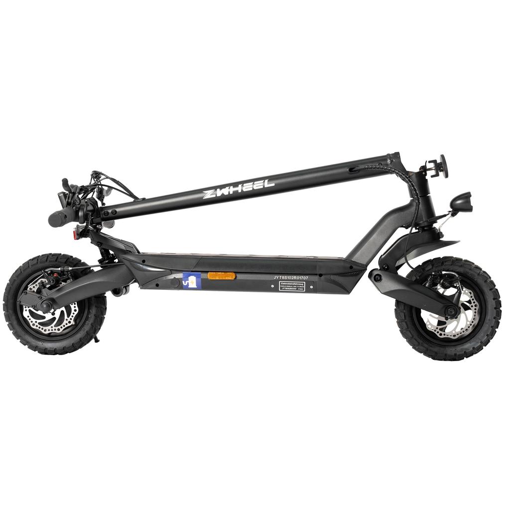 Hulajnoga elektryczna ZWHEEL T8 Multi Terrain Bateria 48V15AH Silnik 500W 10-calowe opony terenowe Zasięg 45KM Dorosła hulajnoga elektryczna do dojazdów