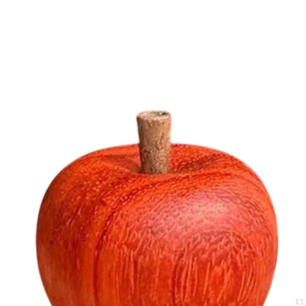 Fruit Apple Statue Sculpture Souvenirs Cute Crafts Ornament Creative Desktop Decoration Table Decor