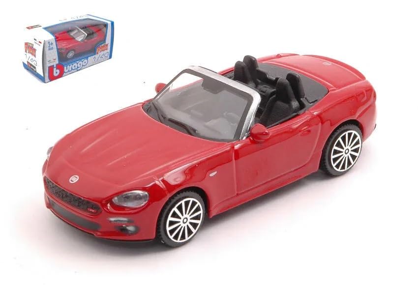 Blago Fiat Miniature Car 1/43 FIAT 124 SPIDER 2016 (Red)