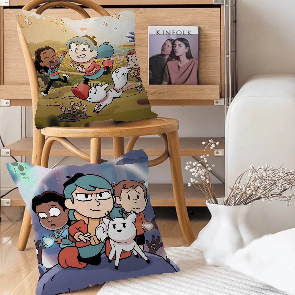 Cartoon H-Hilda Pillow Anime Pillow Sofa Bed Head Pillow Cover Cushion Cover 45x45 Cm Fashion