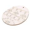 Wooden Party Decor Easter Eggs Crafts Wood Chip Festival Hanging Ornaments