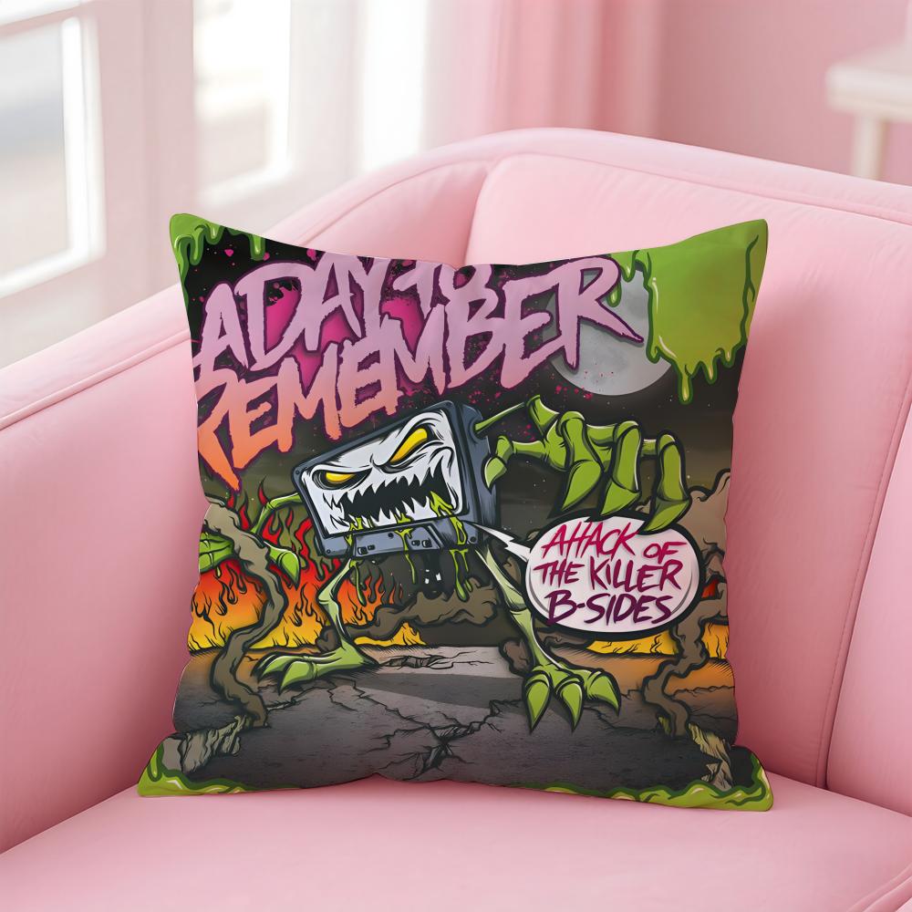 A-A Day to Remember Povlak na polštář Pohodlný oboustranný povlak na polštář Ideální do auta, na pohovku, do ložnice a nejen tam