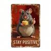 Vintage Metal Poster Positive Motivational Wall Decor Home Bar Garage