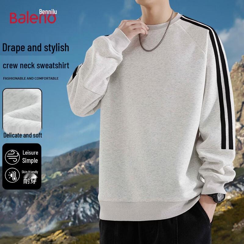 Baleno Men s Heavyweight Crewneck Sweatshirt S