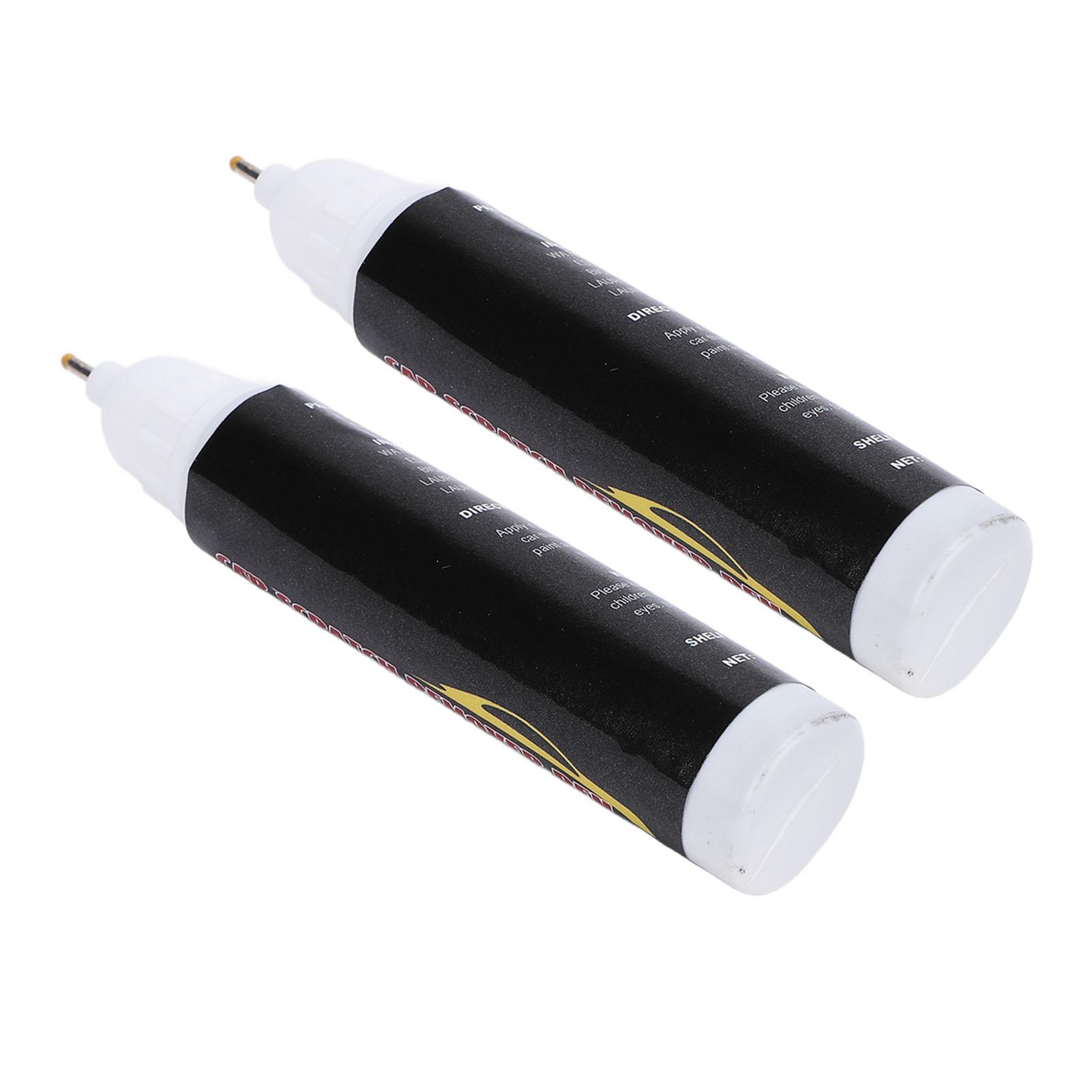 

2PCS 12ml Car Scratch Repair Pen Silver Upgrade Car Scratch Remover Automotive Touch Up Paint Pen
