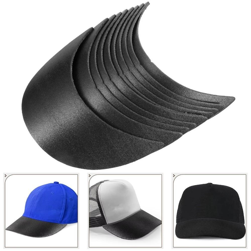20Pcs Removable Baseball Cap Brim Peaked Plastic Cap Brim Replacement  Peaked Caps