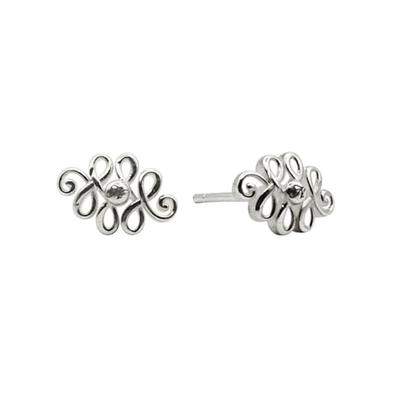 Nff [silver925] Spiral Earrings-silver