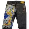 RogueWave Japonské Retro Personalizované Tištěné Džíny s Vysokým Pasem pro Páry s Velkými Kapsami pro Street Wear Y2K Džínové Kalhoty