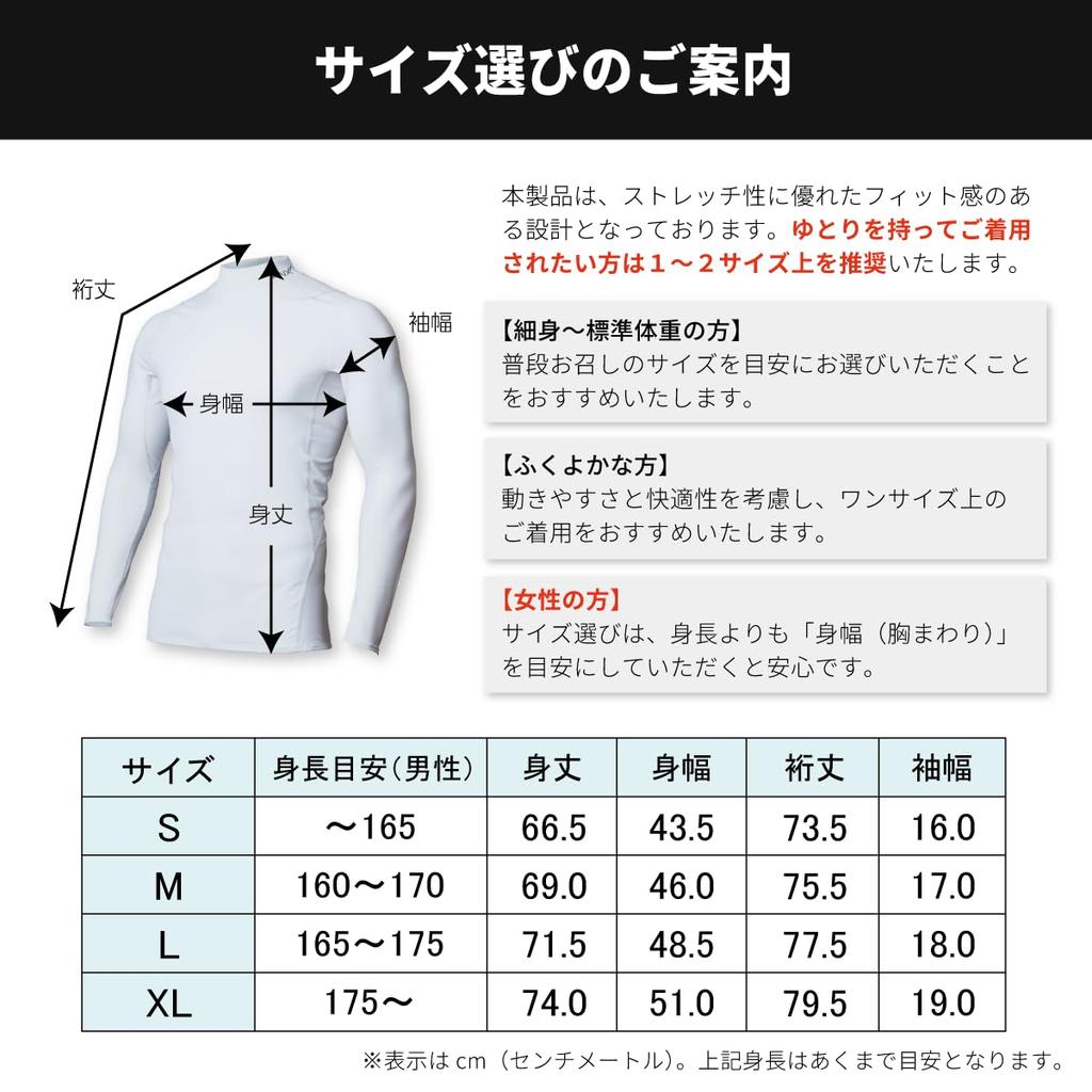 Heatstroke Prevention Inner Long Mock UV Sun Cool To the Innerwear for Heatstroke Sun Outdoor Cooling PNX UV Heat Protect Made In Japan [O PNX]