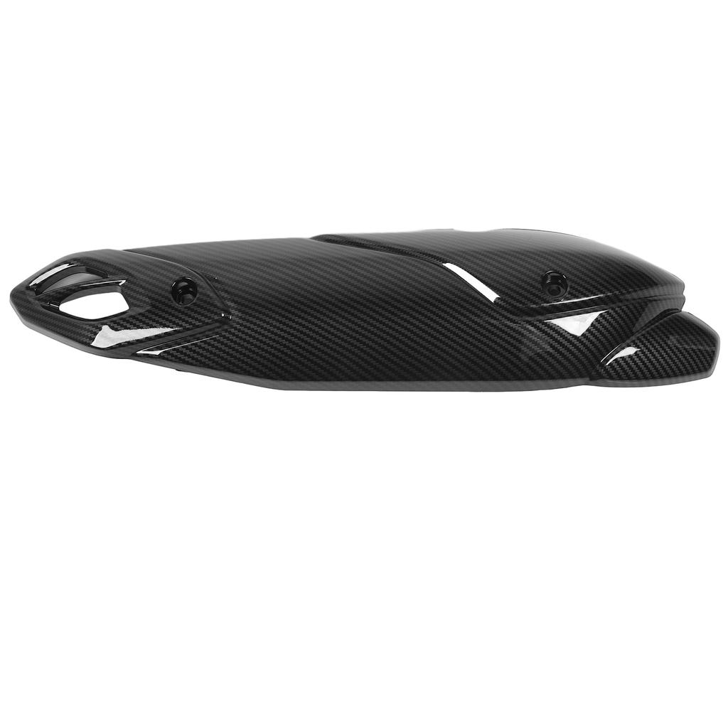 Motorcycle Exhaust Pipe Cover Carbon Fiber Pattern Exhaust Pipe Heat Shield for NMAX 125 155 2020 to 2024