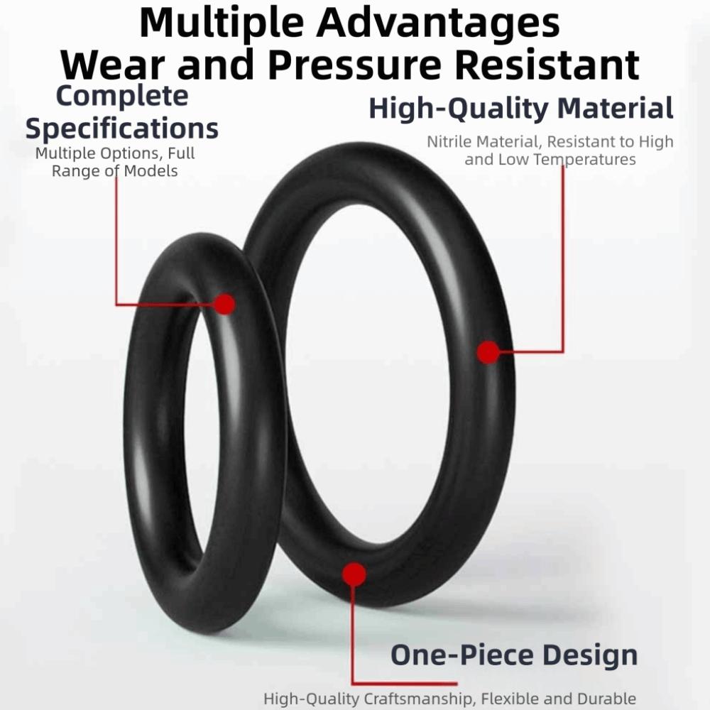 1500Pcs Waterproof Rubber O-Rings Gasket Sealing Air Conditioning Compressor Seals  Plumbing