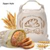 1PC 43*33cm Beeswax Bread Bags Reusable Cotton Fresh-Keeping Bread Bags Portable Beeswax Coated Sourdough Bread Bags