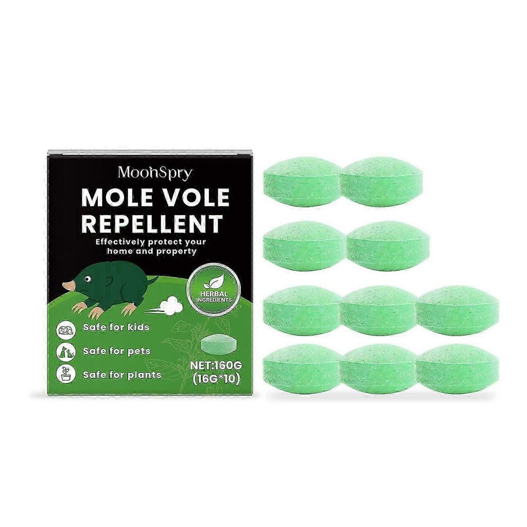 Mole Repellent Powerful Vole Gopher Groundhog Rodent Repellant for Outdoor Lawn Garden Yard, Safe and Effective Gopher Deterrent, Armadillo Repellant